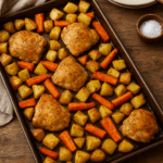 Gluten Free Sheet Pan Dinner Under $10- Chicken and Potato
