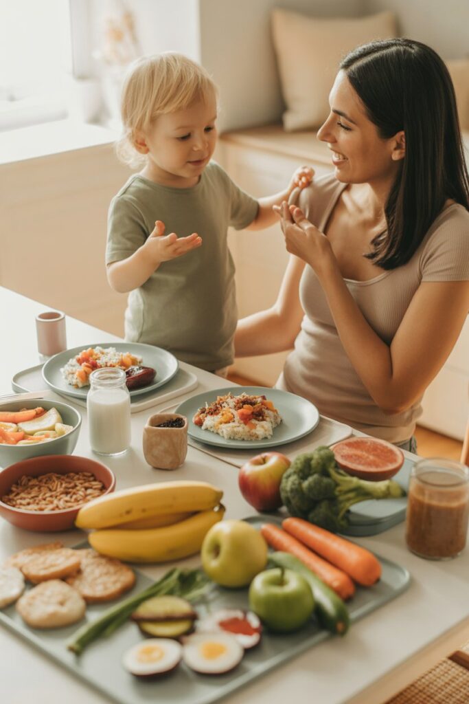 eating from printable healthy grocery list from all food groups